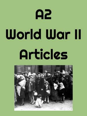 cover image of A2 World War II Articles
